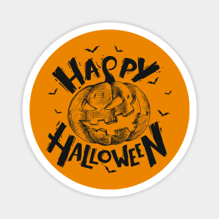 Halloween Scary Evil Pumpkin Funny Pumpkin Head Magnet